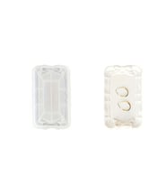 Silikon Avrupa Dantel Fiyonk Tasarımlı Silikon Kalıp Büyük Boy 20X11.3 CM