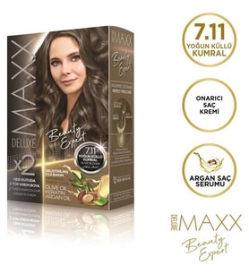 Maxx Deluxe Saç Boyası 7.11 Yoğun Küllü Kumral