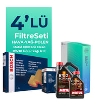 Bosch Audi Q7 50 Dizel Filtre Bakım Seti Motul Motor Yağlı (2019-2024) 4 Lü
