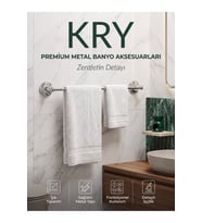 Duvar Tipi Metal Havlu Askılığı Banyo Mutfak Organizer