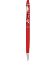 İsme Özel Kırmızı Touchpen Kalem - Kişiye Özel Tükenmez Kalem , Metal Tükenmez Kalem & Hediyelik İsme Özel Touchpen Tükenmez Kalem