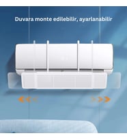 ShopyTech Klima Çarpması Önleyici Ayarlanabilir Delikli Hava Yönlendirici Universal Split Klima Rüz
