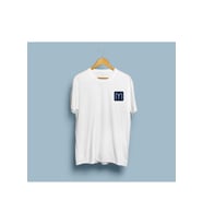 Oversize Kayı Boyu Bayrağı Simgeli Unisex T-shirt (Beyaz)