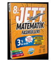 Ünlüler Karması Yayınları 8. Sınıf Matematik Jett Fasikülleri Soru Bankası