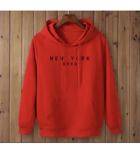 Şardonlu üç iplik kumaş efsane sweat (Kırmızı)