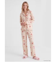 LCW Young Karışık Yılbaşı Temalı Kadın Pijama Takım