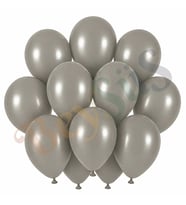 Taş Renk Lateks Retro Balon (30 cm) - 12 Adet