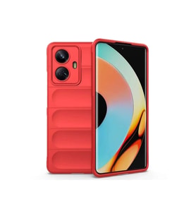 Realme 10 Pro 5G Kılıf Optimum Silikon - Kırmızı