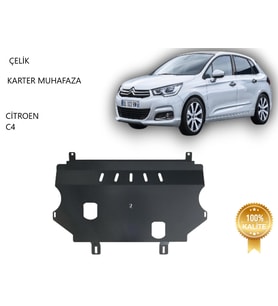 Citroen C4 Çelik Karter Muhafaza Koruma 2010 2011 2012 2013 2014 2015 2016 2017 2018 2019 2020