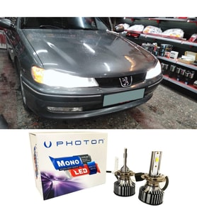 Peugeot 406 Led Xenon Kısa Far Ampulü H7 Mono Yeni Seri Beyaz