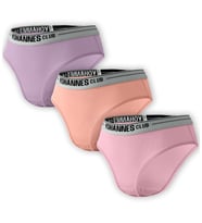 Yohannes Club, Kız Çocuk, Pamuklu Slip Külot, 3'lü Paket, 4'lü Paket (Model 3)