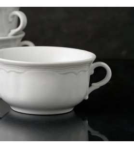 GÜRAL PORSELEN Venedik 4 Parça 12 Cm Kulplu Çorba Kasesi