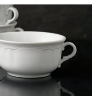 GÜRAL PORSELEN Venedik 4 Parça 12 Cm Kulplu Çorba Kasesi