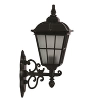 AVONNI BAP-68183-BSY-M1 Siyah Boyalı Dış Mekan Aydınlatma E27 ABS Polikarbon Cam 28x20cm