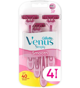 Lexroo Gillette Simply Venus 3 Kullan At Kadın Tıraş Bıçağı 4'lü
