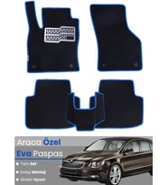 SKODA SUPERB (2008-2015) Uyumlu EVA Paspas Tam Set–Oto Paspas,Araca Özel,Kolay Montaj