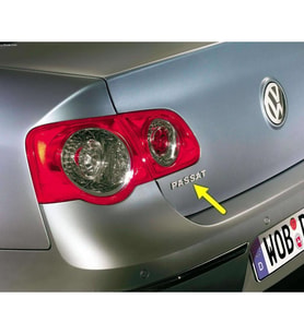 VW Passat B6 2006-2011 Arka Bagaj Kapağı Passat Model Yazısı 3C0853687A