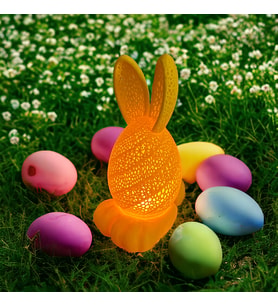 Paskalya easter Işıklı Tavşan