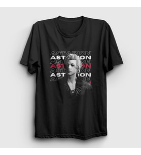 Presmono Unisex Siyah Astarion V2 Vampire Oyun Baldur's Gate T-Shirt 495611tt