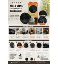 Carpex Aura Wind Koku Hediyeli Siyah Koku Makinesi