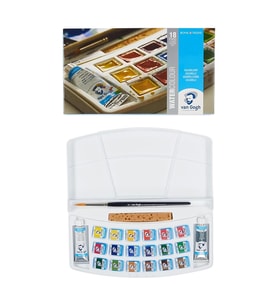 VAN GOGH WATER COLOUR SULU BOYA SETİ FIRÇALI 18 RENK - RT20808618
