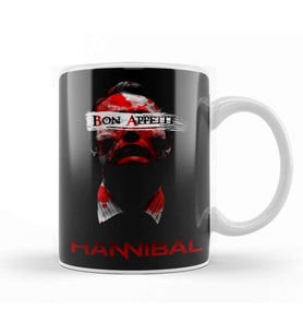 Nerd Bon Appetit - Hannibal Kupa Bardak Porselen