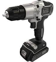 Black + Decker Silver Series Bdchd18Sc1K-Qw 18V 1.5Ah Tek Bataryalı Darbeli Matkap + Acc (1X18V 1,5A