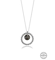 Swarovski Crystal Kadın Aşk Halkası Gümüş Kolye