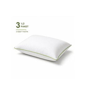 Comfort Touch Biyeli Yastık 3'li Paket 50x70 cm 1000 gr Boncuk Silikon Elya