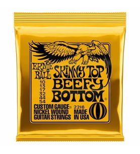 ERNIE BALL P02216 - Skinny Top Beefy Bottom Slinky Nickel Wound 10-54 Elektro Gitar Teli