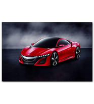 Cakatabloo Kırmızı Acura NSX MDF Tablo