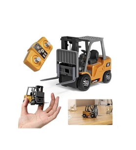 2.4Ghz 1:64 Uzaktan Kumandalı Metal Gövde Full Fonksiyon Şarjlı Minik Forklift