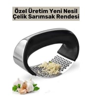 Premium Yüksek Kaliteli Garlic Press Rahat Tutuş Gondol Tasarım Çelik Yeni Nesil Sarımsak Rendesi