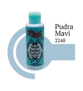 Rich Multi Surface 2248 Pudra Mavi Akrilik Boya 120 cc