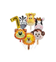 Safari Fiğürlü 7 Yaş Balon Seti