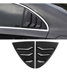 Mercedes W177 A Serisi Kelebek Cam Kaplama Vizörü Parlak Siyah