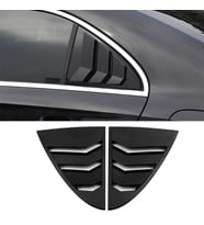 Mercedes W177 A Serisi Kelebek Cam Kaplama Vizörü Parlak Siyah