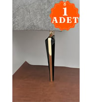Wings Gold Siyah Mobilya Koltuk Ayağı Chester Komidin Tv Ünitesi Vestiyer Ayağı 21 Cm 1 Adet (Mat Siyah)