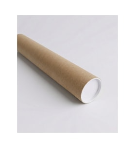 Esila Kağıtçılık Postüp Kapaklı Silindir Kutu – 5,5 x 65 cm Karton Rulo Tüp Poster, Afiş, Harita Kutusu 1 Adet