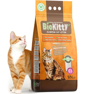 Kitty BioKitty Bebek Pudralı Kedi Kumu 10 Litre