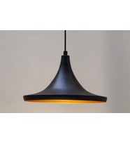RİOLİGHT SİYAH İÇİ SARI METAL SARKIT ÇAP:36 CM