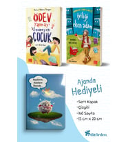 Ödev Yapmayı Sevmeyen Çocuk - Konuşan Kütüphane 1 İyiliği Eken Adam - Ajanda Hediyeli