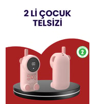 Uzun Menzilli Bebek Telsizi - Vox Modlu, Renkli Lcd Ekranlı