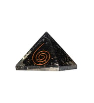 Siyah Turmalin Doğal Taş Organit Piramit - 3cm (Karışık)