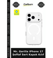 Mr. Gorilla iPhone 17 Şeffaf Sert Kapak Kılıf Mobil Aksesuar Telefon Koruma Cihaz Kapağı