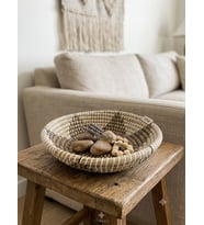 MEYVELİK YUVARLAK SEPET BYK 39,5 x 9,5 cm