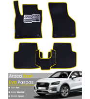 AUDİ Q2 (2020-2024) Uyumlu EVA Paspas Tam Set–Araca Özel,Su Geçirmez,Hızlı ve Kolay Montaj