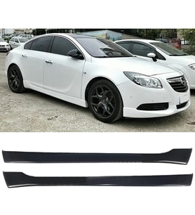 Opel İnsignia A Opc Line Yan Marşpiyel Seti Plastik 2 Adet Mat Siyah 2008-2017 karlık+ek+bodykit