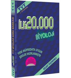 TYT ilk 20000 için Tamamı Video Çözümlü Biyoloji Soru Bankası İlk5000 Yayınları