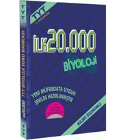 TYT ilk 20000 için Tamamı Video Çözümlü Biyoloji Soru Bankası İlk5000 Yayınları